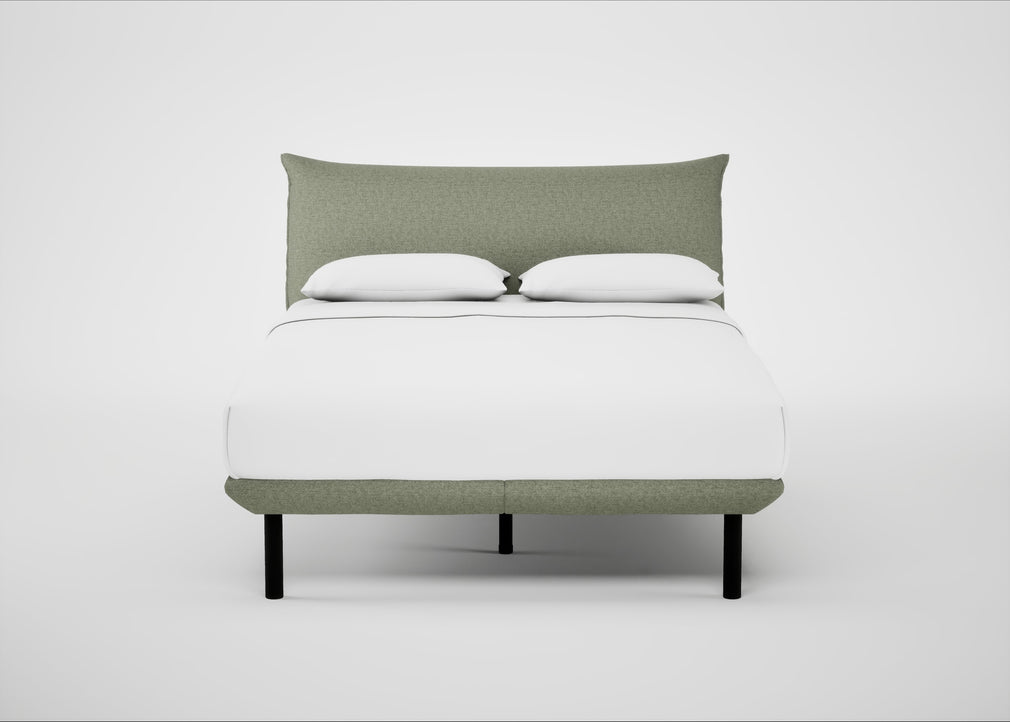 Aria Bed King / Siena Cotton Pistachio / Black