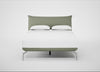 Aria Bed King / Siena Cotton Pistachio / Chrome