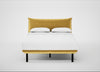 Aria Bed King / Nova Velluto Corn / Black