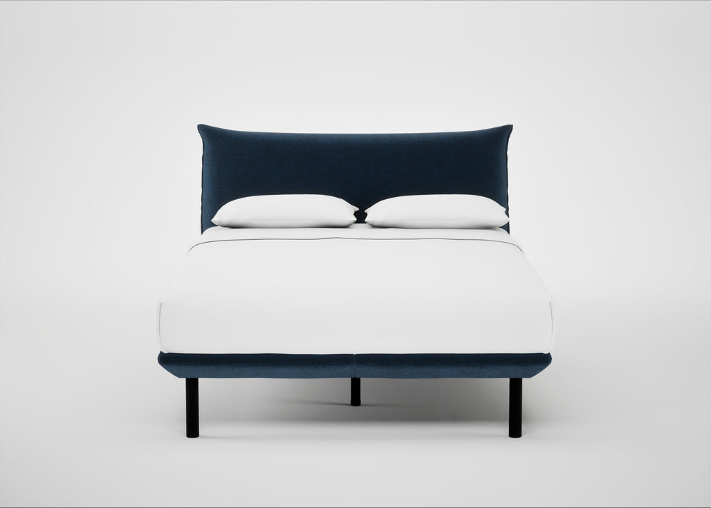 Aria Bed King / Nova Velluto French Navy / Black
