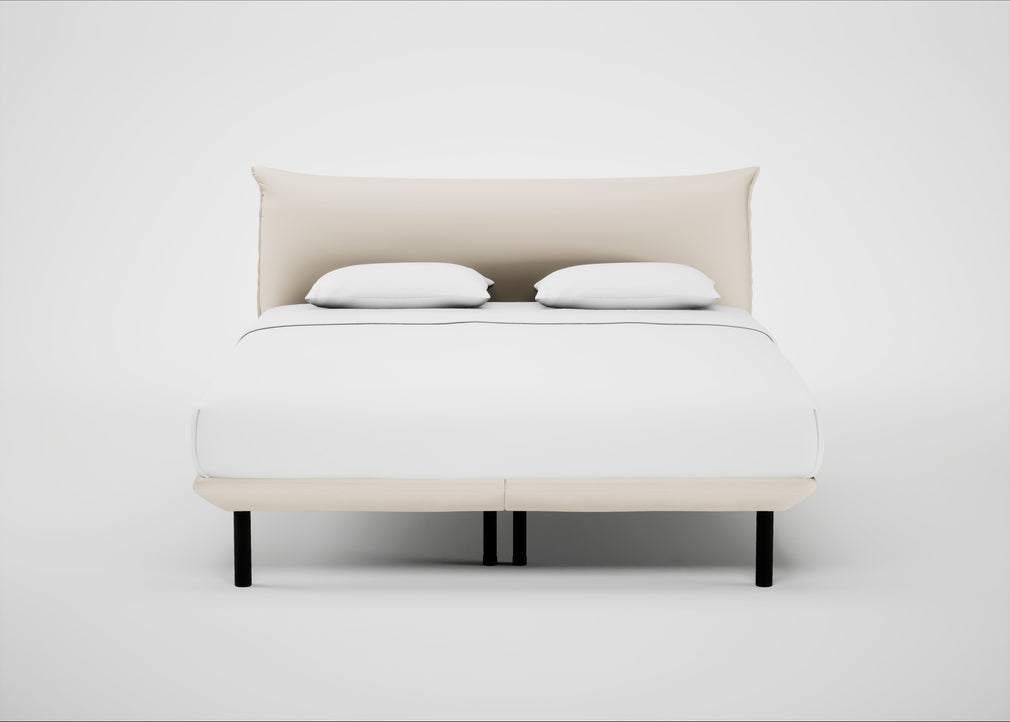 Aria Bed Super King / Nova Boucle Oat / Black