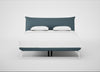 Aria Bed Super King / Nova Boucle Oxford Blue / Chrome
