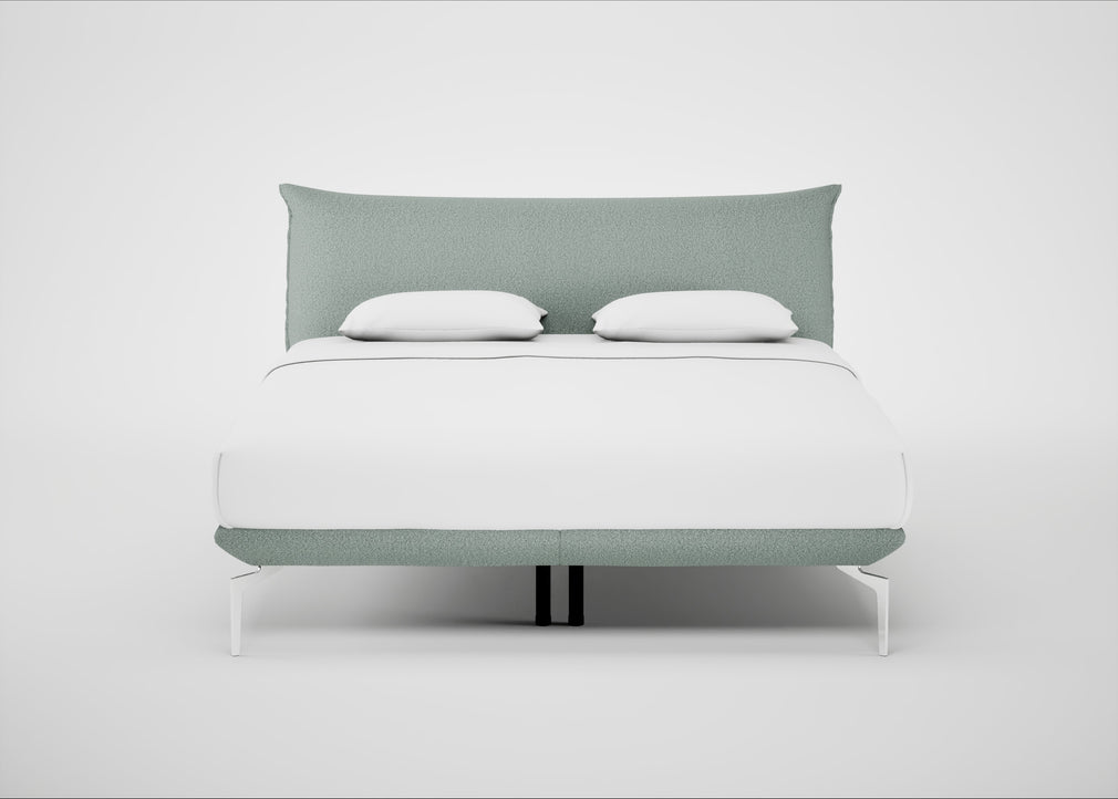 Aria Bed Super King / Nova Boucle Panache / Chrome