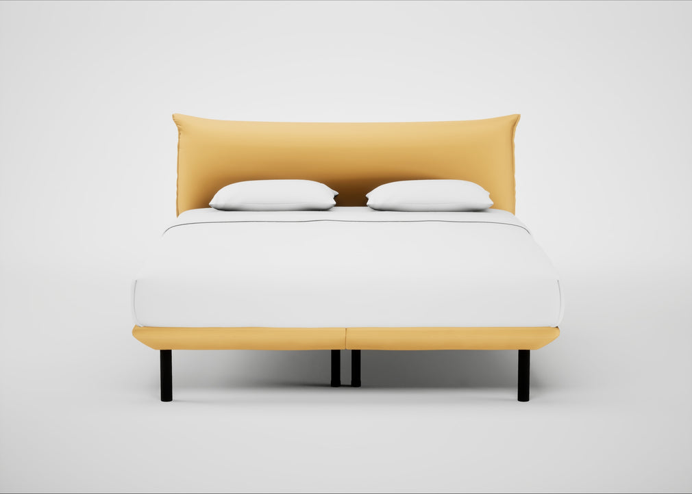 Aria Bed Super King / Nova Boucle Turmeric / Black