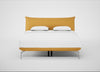 Aria Bed Super King / Nova Boucle Turmeric / Chrome