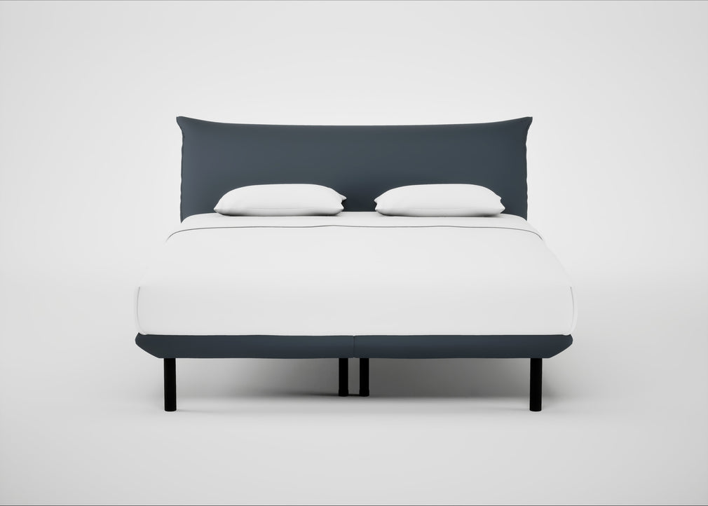 Aria Bed Super King / Siena Cotton Deep Sea / Black