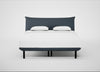 Aria Bed Super King / Siena Cotton Deep Sea / Black