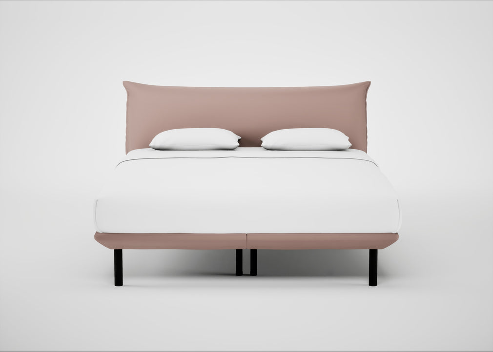 Aria Bed Super King / Siena Cotton Dusky Pink / Black