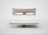 Aria Bed Super King / Nova Velluto Almond / Chrome