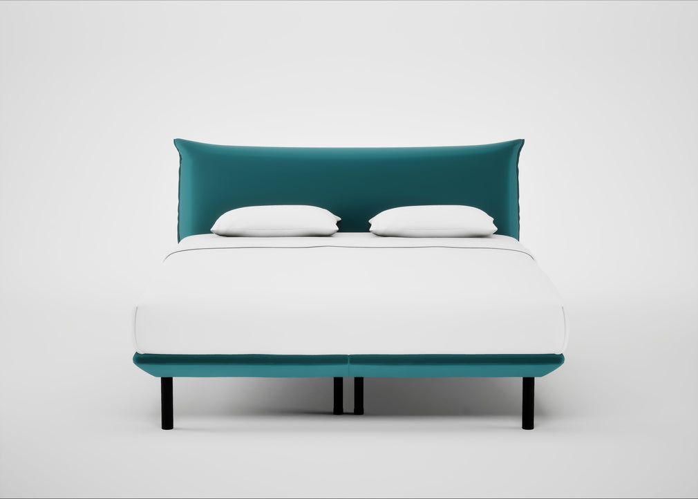 Aria Bed Super King / Nova Velluto Bermuda / Black