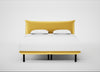 Aria Bed Super King / Nova Velluto Corn / Black