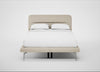Gia Bed Double / Nova Boucle Oat / Chrome