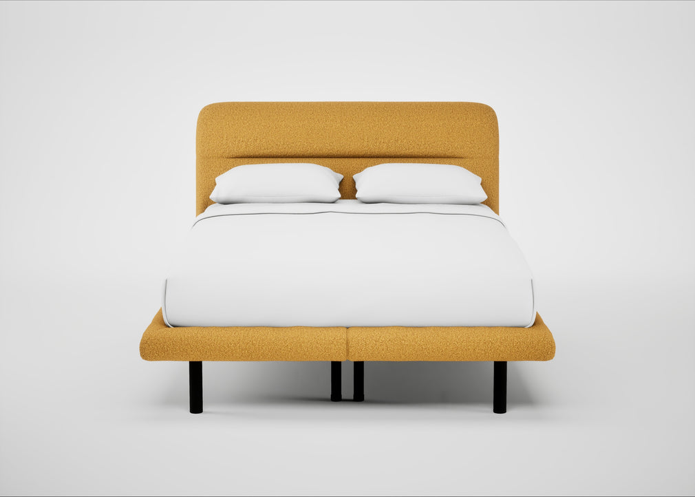 Gia Bed Double / Nova Boucle Turmeric / Black