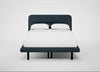 Gia Bed Double / Siena Cotton Deep Sea / Black