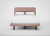 Gia Bed Double / Siena Cotton Dusky Pink / Black