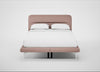 Gia Bed Double / Siena Cotton Dusky Pink / Chrome