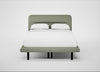 Gia Bed Double / Siena Cotton Pistachio / Black