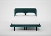 Gia Bed Double / Nova Velluto Bermuda / Black