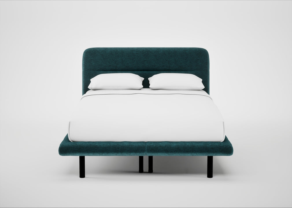 Gia Bed Double / Nova Velluto Bermuda / Black