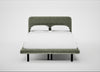 Gia Bed Double / Nova Velluto Bilbao / Black
