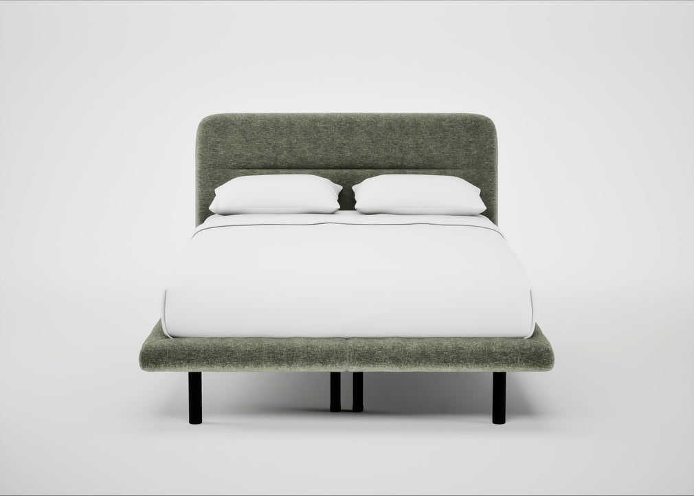 Gia Bed Double / Nova Velluto Bilbao / Black