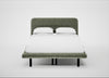 Gia Bed Double / Nova Velluto Bilbao / Black