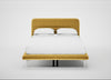 Gia Bed Double / Nova Velluto Corn / Chrome