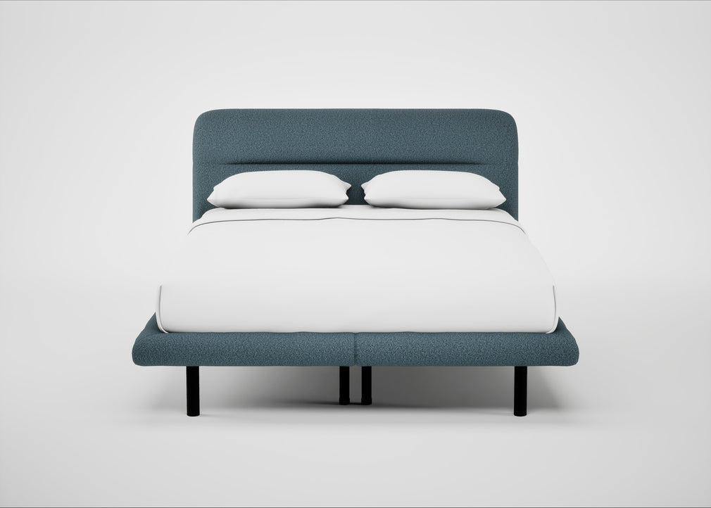 Gia Bed King / Nova Boucle Oxford Blue / Black