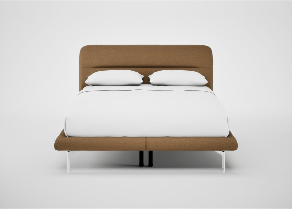 Gia Bed King / Siena Cotton Clay / Chrome