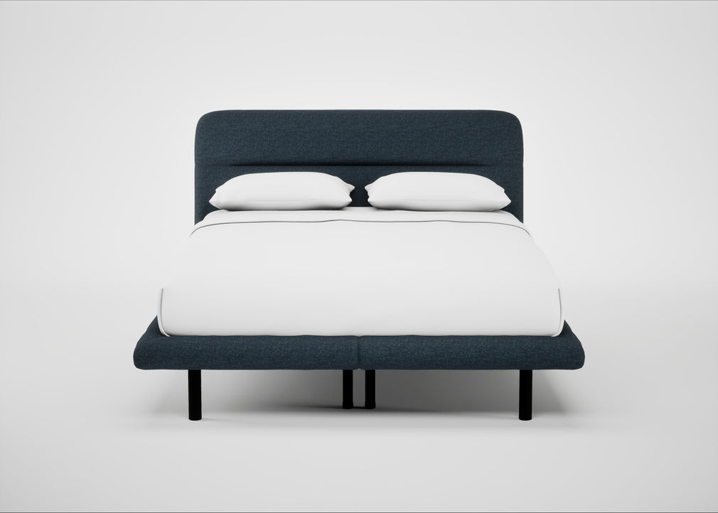 Gia Bed King / Siena Cotton Deep Sea / Black