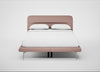 Gia Bed King / Siena Cotton Dusky Pink / Chrome