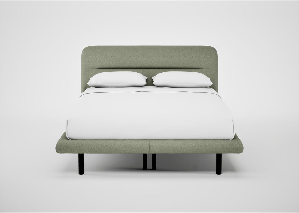 Gia Bed King / Siena Cotton Pistachio / Black