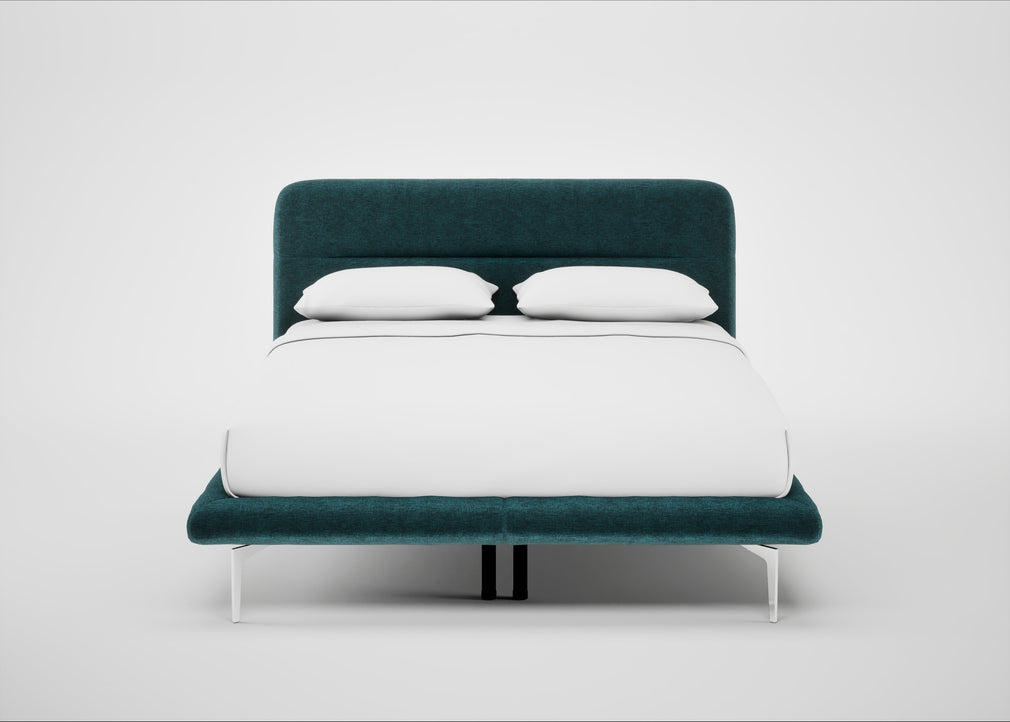 Gia Bed King / Nova Velluto Bermuda / Chrome