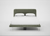 Gia Bed King / Nova Velluto Bilbao / Chrome