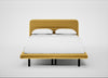 Gia Bed King / Nova Velluto Corn / Black