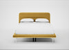 Gia Bed King / Nova Velluto Corn / Chrome
