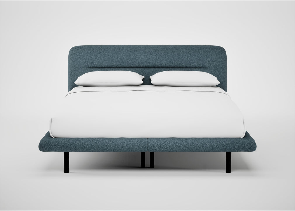 Gia Bed Super King / Nova Boucle Oxford Blue / Black