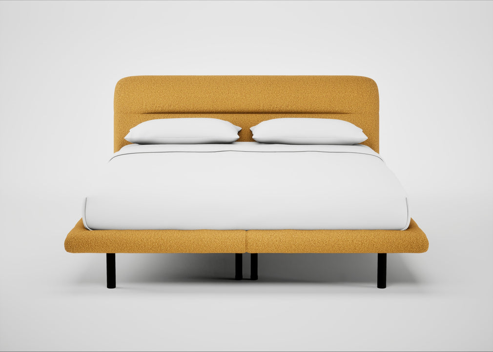 Gia Bed Super King / Nova Boucle Turmeric / Black