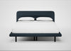 Gia Bed Super King / Siena Cotton Deep Sea / Black