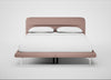 Gia Bed Super King / Siena Cotton Dusky Pink / Chrome