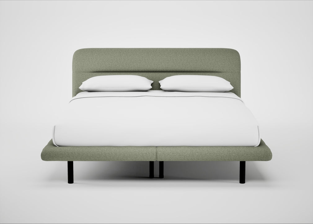 Gia Bed Super King / Siena Cotton Pistachio / Black