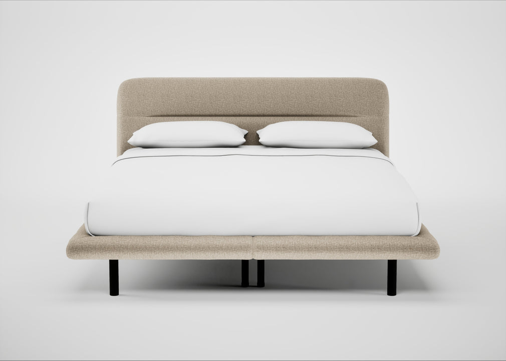 Gia Bed Super King / Nova Velluto Almond / Black