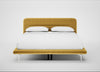 Gia Bed Super King / Nova Velluto Corn / Chrome