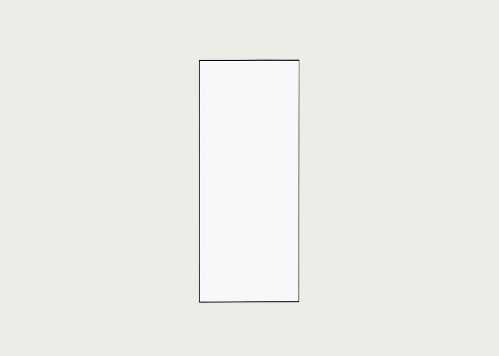 Fine Edge Leaner Floor Mirror Black / 170cm / 70cm