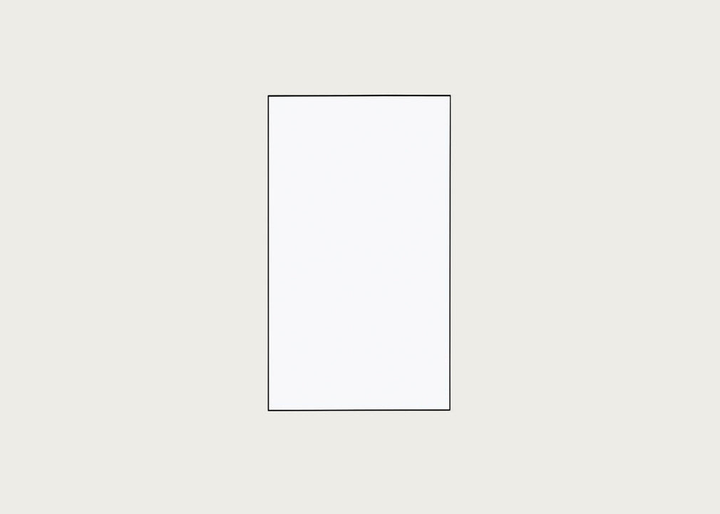 Fine Edge Leaner Floor Mirror Black / 190cm / 110cm