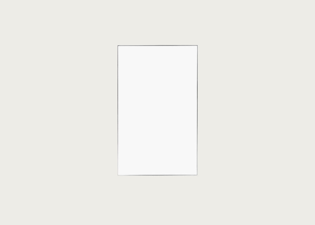 Fine Edge Leaner Floor Mirror Silver / 190cm / 110cm