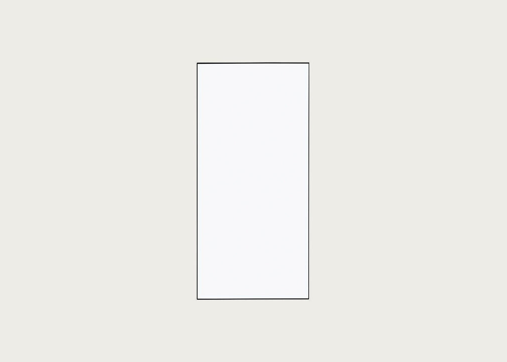Fine Edge Leaner Floor Mirror Black / 190cm / 90cm