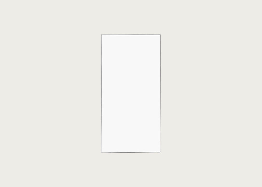 Fine Edge Leaner Floor Mirror Silver / 190cm / 90cm