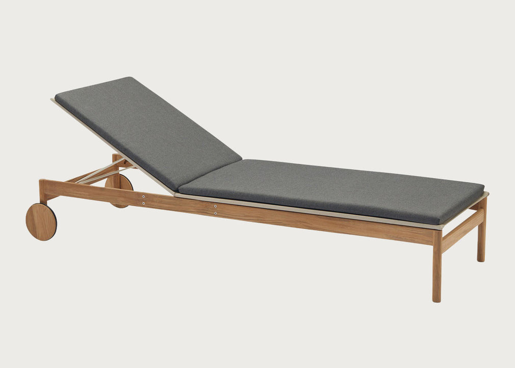 Skagerak Pelagus Sunbed Cushion Charcoal