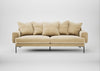 Torrington 4 Seater Sofa Smart Luxe Velvet Biscuit